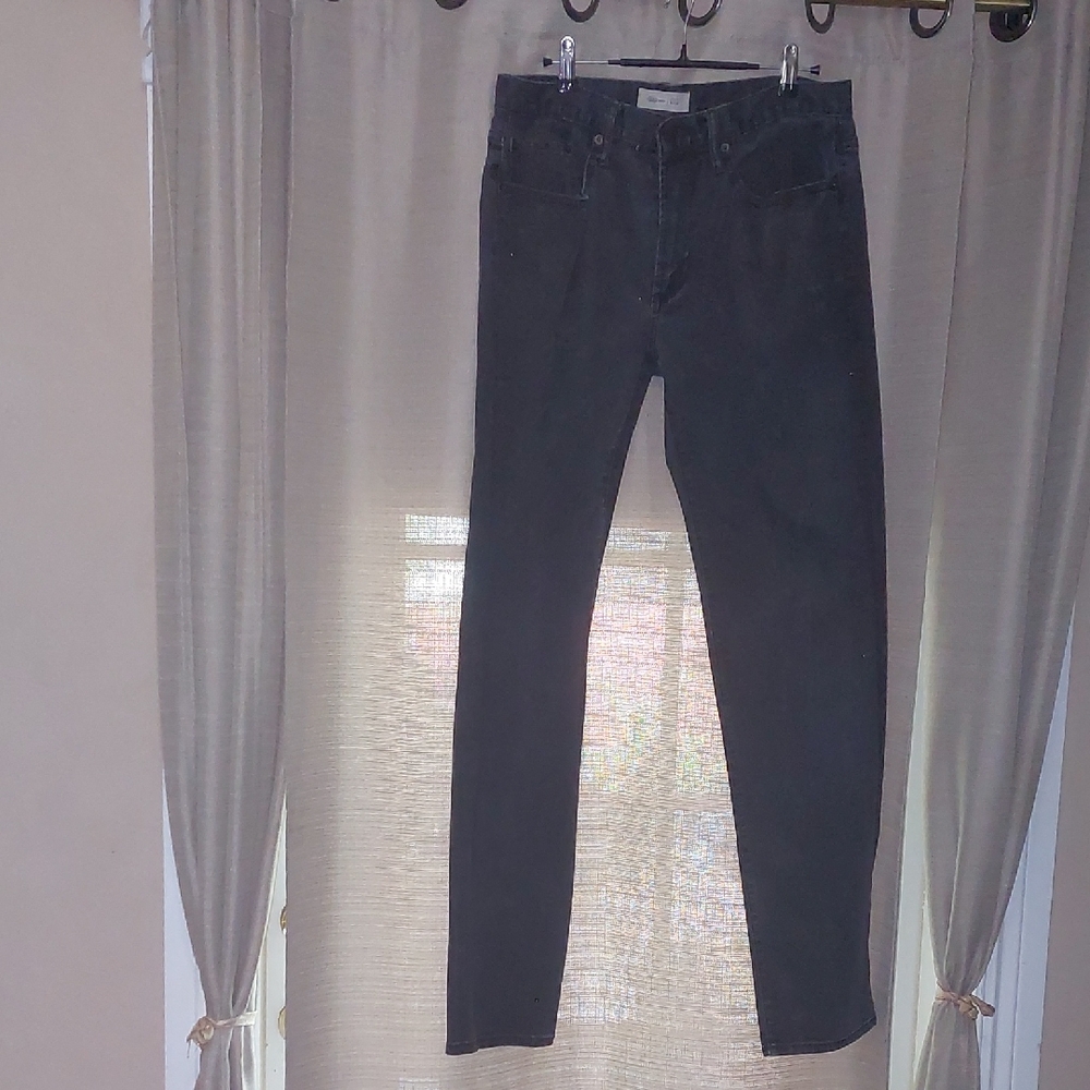 GAP Men Size 32x34 Black Slim Jeans